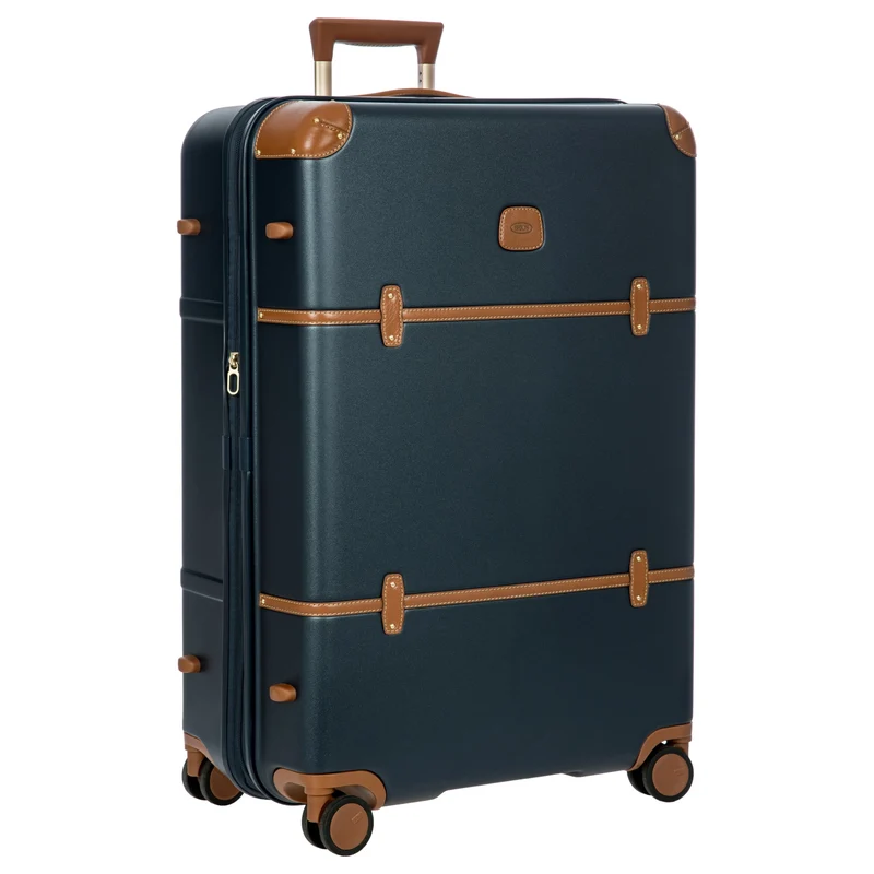 Brics Bellagio - Trolley de 4 ruedas 76 cm expandible (blue/tan)