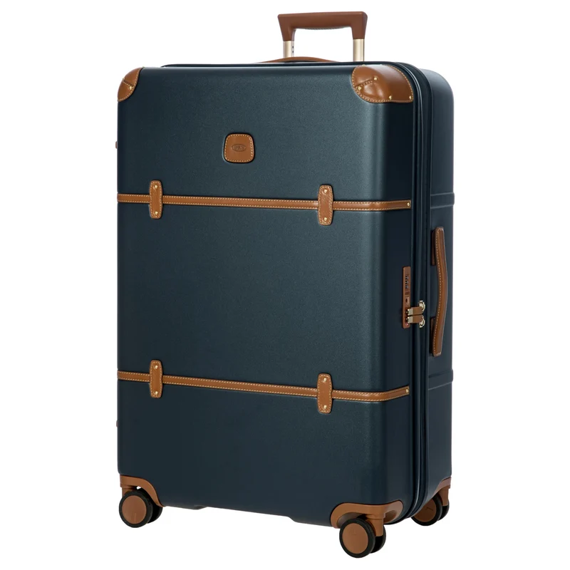 Brics Bellagio - Trolley de 4 ruedas 76 cm expandible (blue/tan)
