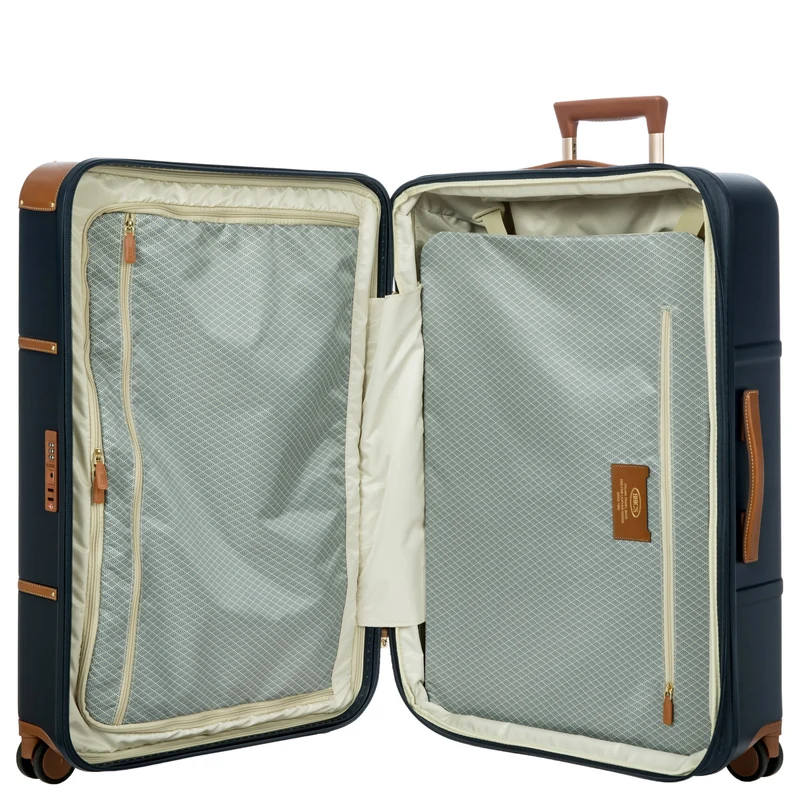 Brics Bellagio - Trolley de 4 ruedas 76 cm expandible (blue/tan)