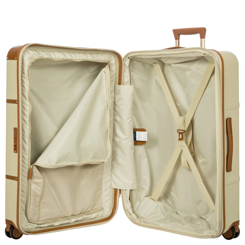 Brics Bellagio - Trolley de 4 ruedas 76 cm expandible (cream)