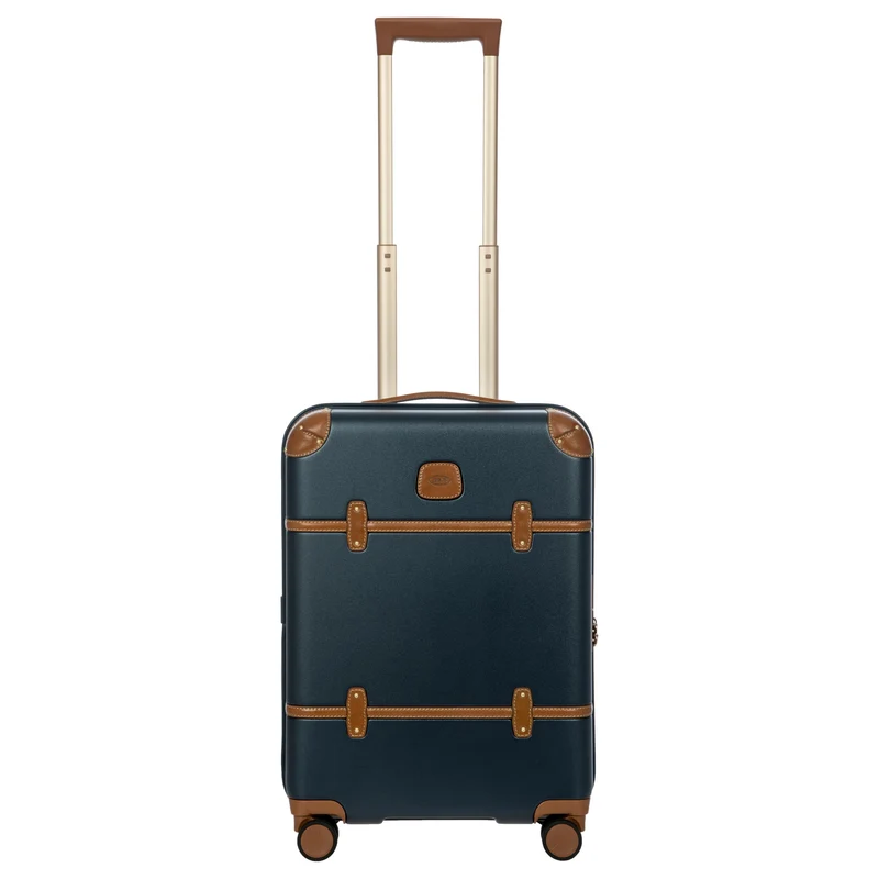 Brics Bellagio - Trolley de cabina de 4 ruedas 55 cm (blue/tan)