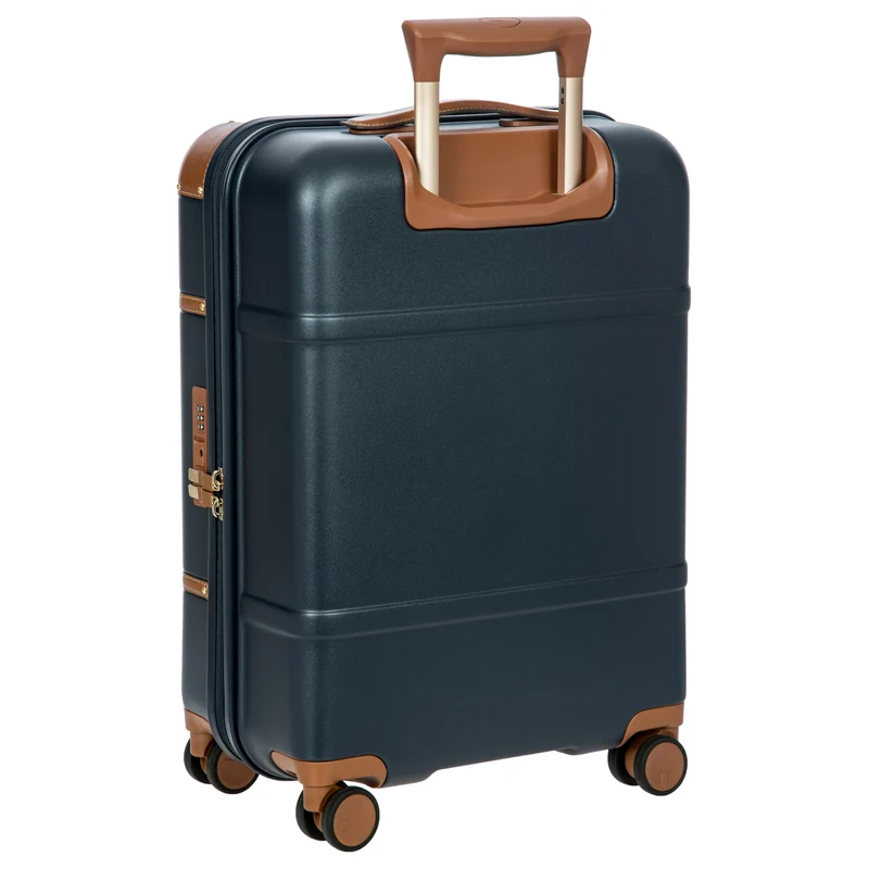 Brics Bellagio - Trolley de cabina de 4 ruedas 55 cm (blue/tan)