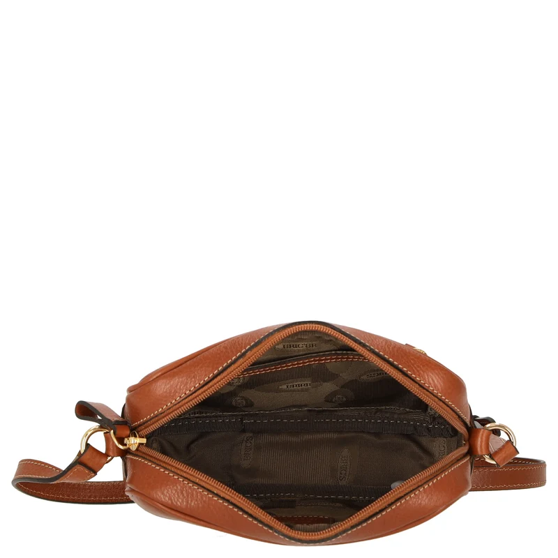 Brics Life Pelle - Bolso bandolera 21 cm (cognac)