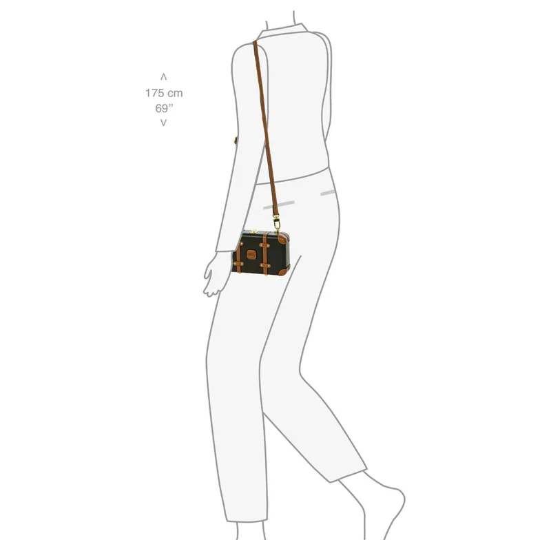 Brics Bellagio - Bolso bandolera 20 cm (olive)