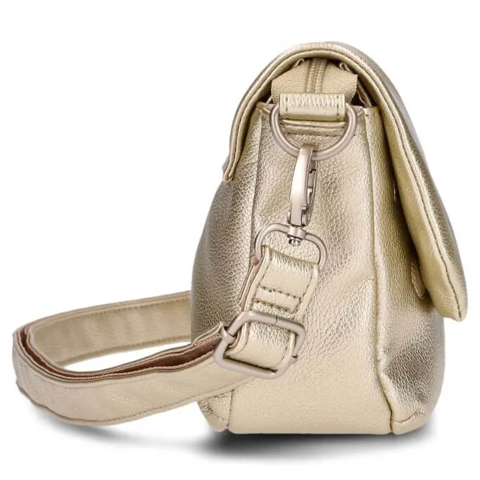 zwei Mademoiselle M40 - Bolso bandolera 25 cm (gold)