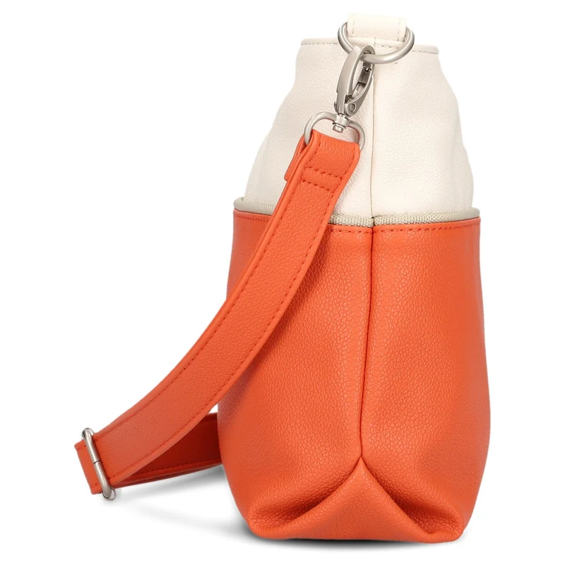 zwei Jana J8 - Bolso de hombro 27 cm (papaya)