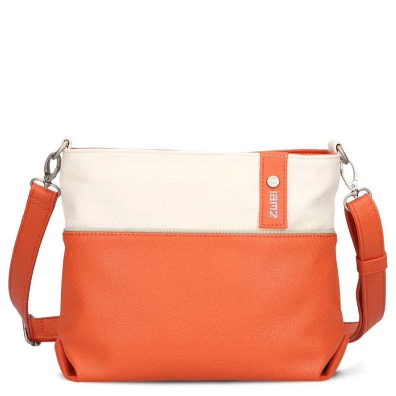 zwei Jana J8 - Bolso de hombro 27 cm (papaya)