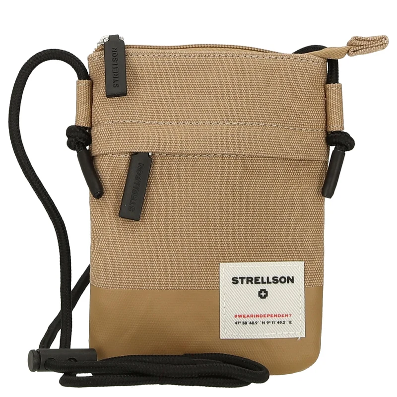 Strellson Tottenham Wyatt - Bolso de hombro XSVZ 18 cm (beige)