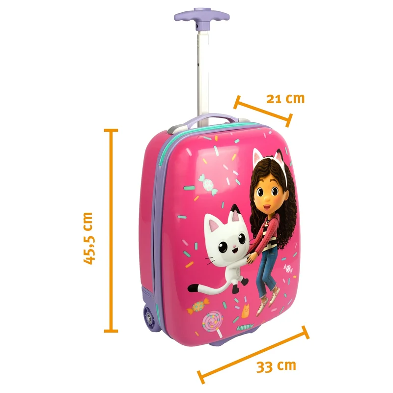 Undercover Gabby's Dollhouse - Trolley infantil de 2 ruedas 45.5 cm (Gabby's Dollhouse)
