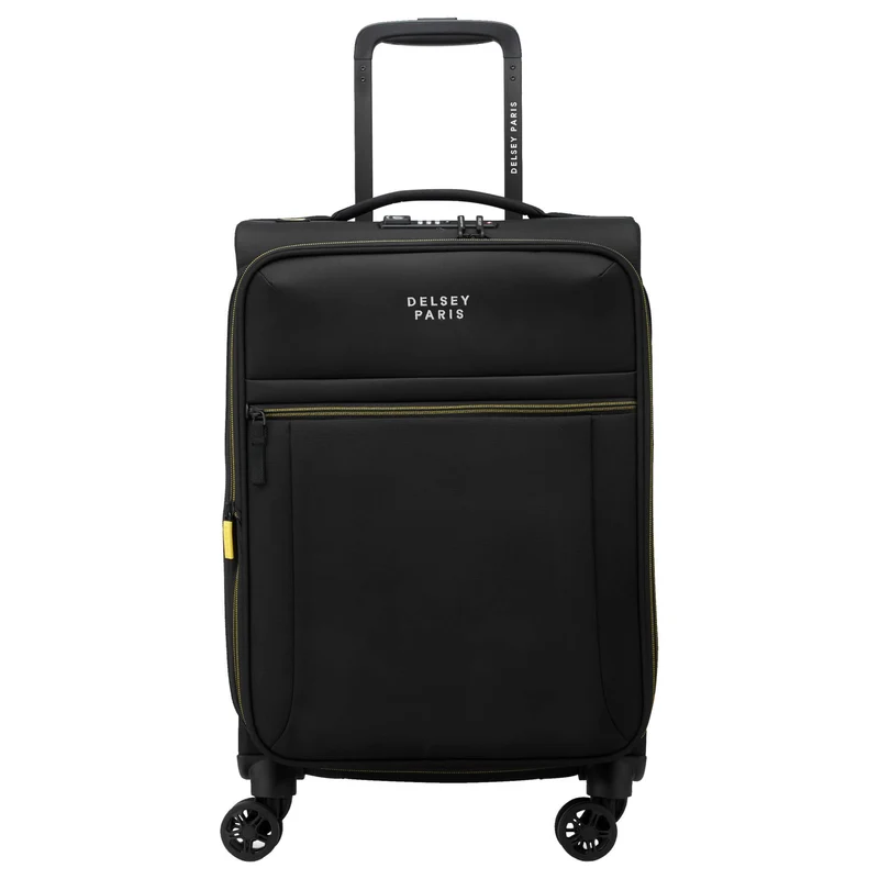 Delsey Paris Brochant 3 - Trolley de cabina con 4 ruedas S 55 cm expandible (tief schwarz)