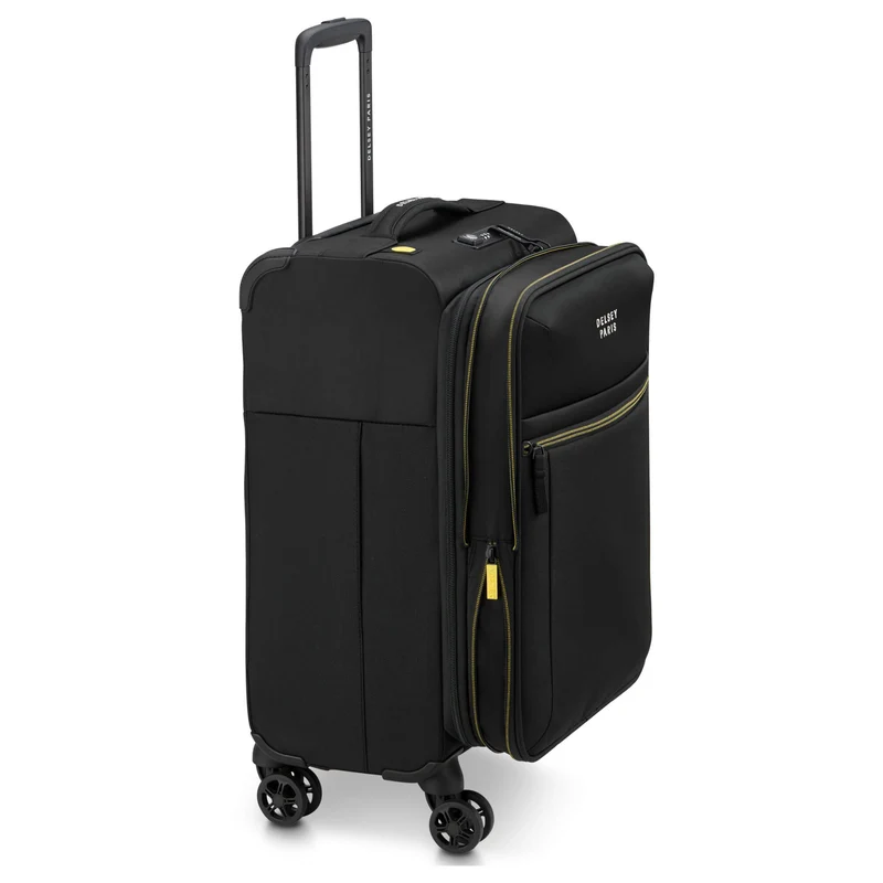 Delsey Paris Brochant 3 - Trolley de cabina con 4 ruedas S 55 cm expandible (tief schwarz)