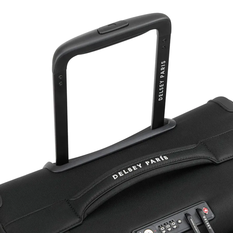 Delsey Paris Brochant 3 - Trolley de cabina con 4 ruedas S 55 cm expandible (tief schwarz)