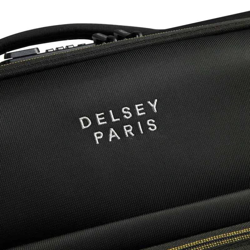 Delsey Paris Brochant 3 - Trolley de cabina con 4 ruedas S 55 cm expandible (tief schwarz)