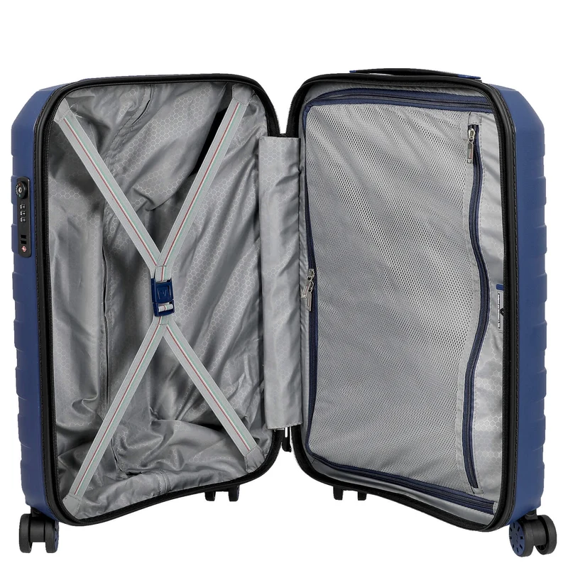 Roncato Box Sport 2.0 - Trolley de cabina con 4 ruedas S 55 cm (nero/navy)