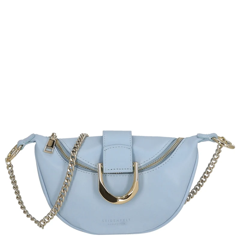 Seidenfelt Sonka - Bolso bandolera 19 cm (shy blue/gold)