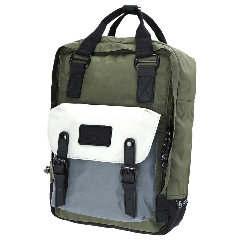 Doughnut Macaroon Go Wild 16 - Mochila 38 cm (army x grey)
