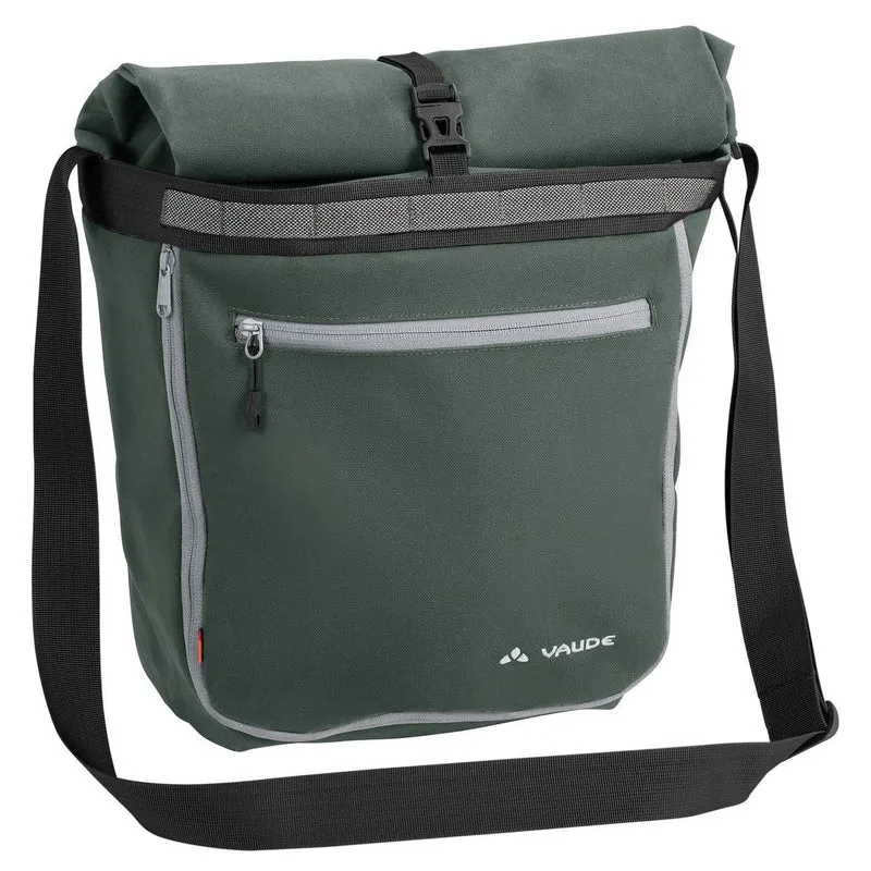 Vaude ShopAir Back 20 - Bolsa trasera para bicicleta 38 cm (dusty forest)