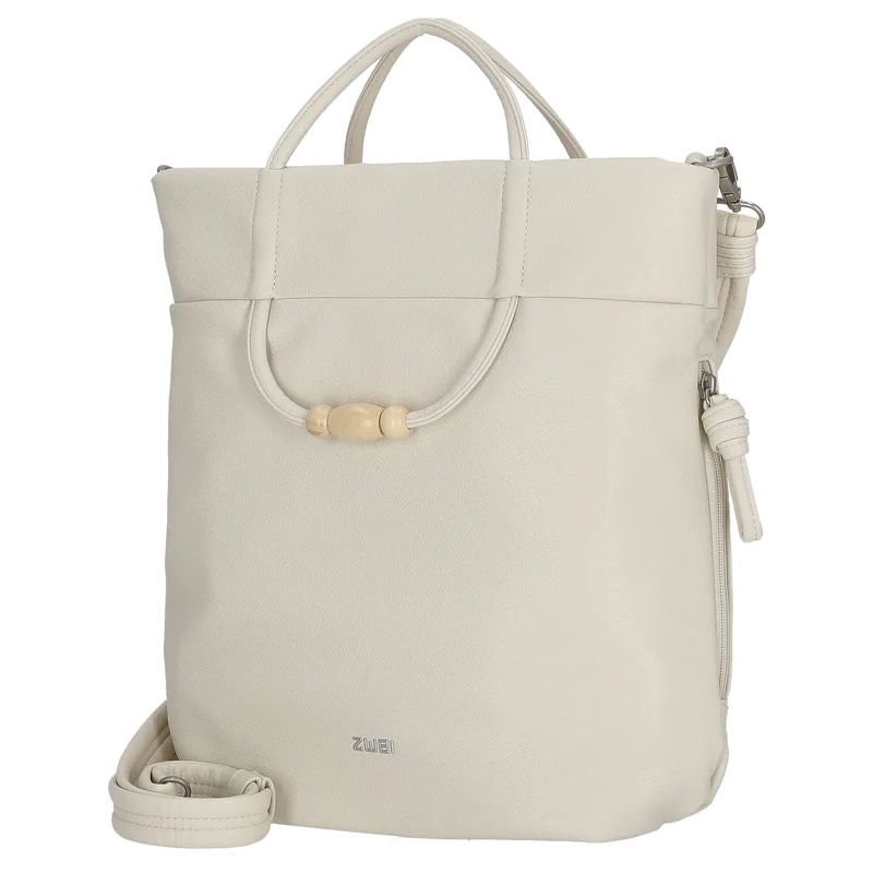 zwei Perla PE120 - Bolso de mano 34 cm (off-white)