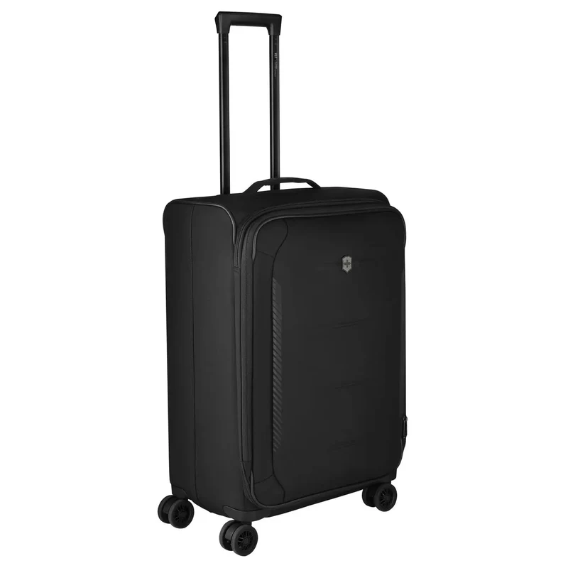 Victorinox Crosslight Softside - Trolley de 4 ruedas M 68 cm expandible (black)