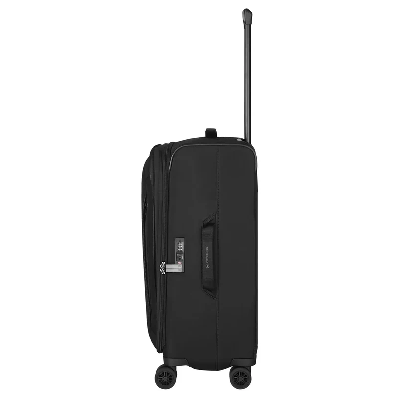 Victorinox Crosslight Softside - Trolley de 4 ruedas M 68 cm expandible (black)