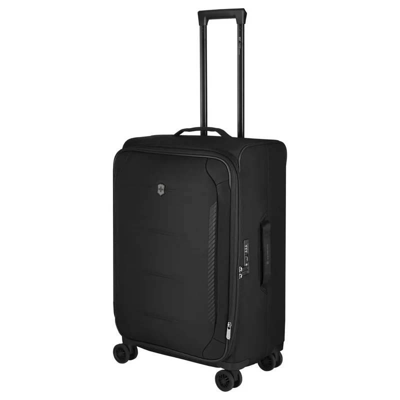 Victorinox Crosslight Softside - Trolley de 4 ruedas M 68 cm expandible (black)