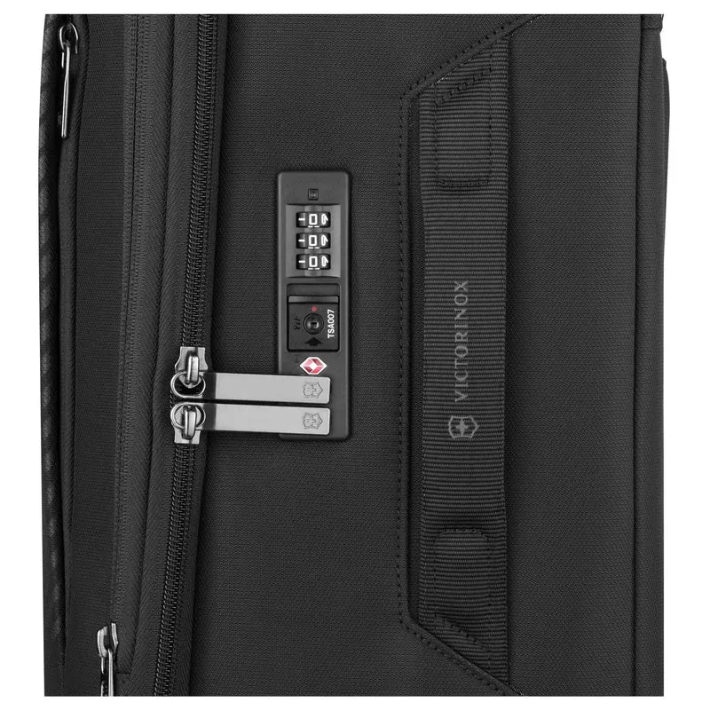 Victorinox Crosslight Softside - Trolley de 4 ruedas M 68 cm expandible (black)