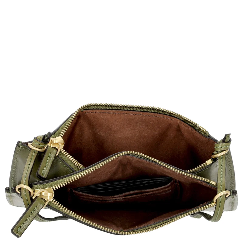 The Bridge Rustici - Bolso de hombro 21 cm (verde fico)