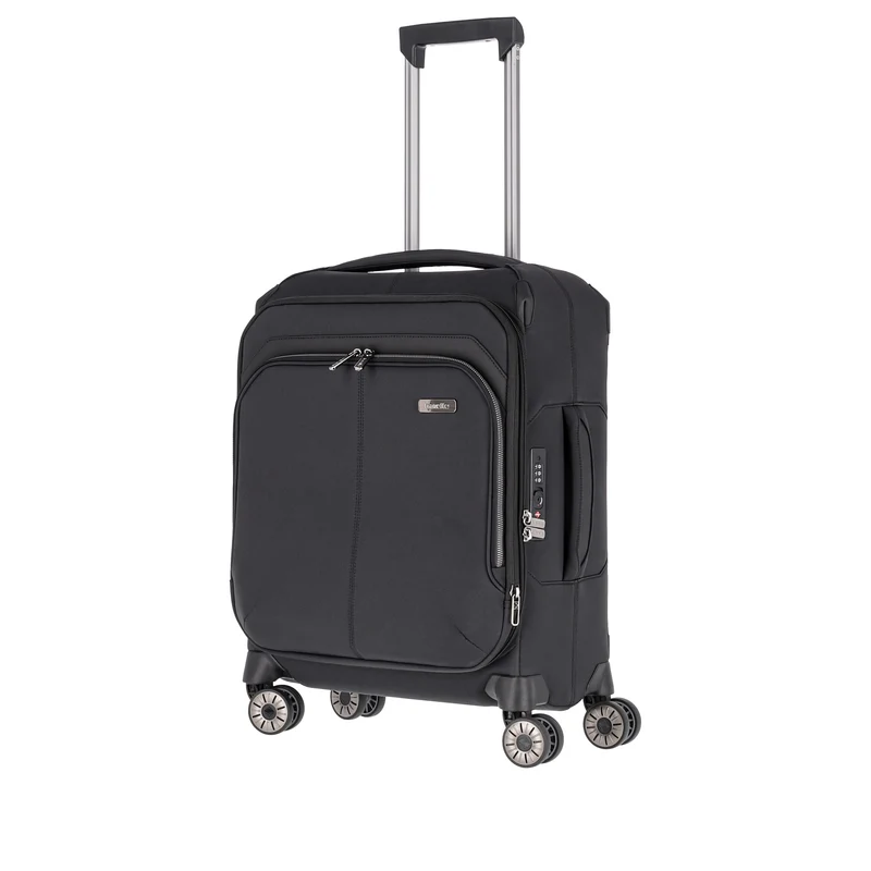 Travelite Priima - Trolley de cabina S 4 ruedas 55 cm expandible (black)