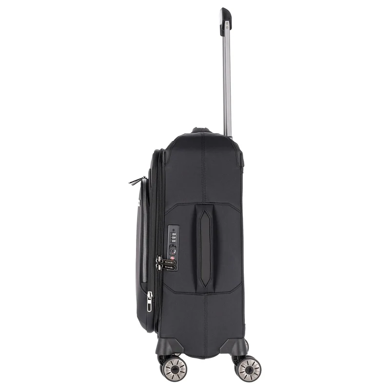 Travelite Priima - Trolley de cabina S 4 ruedas 55 cm expandible (black)