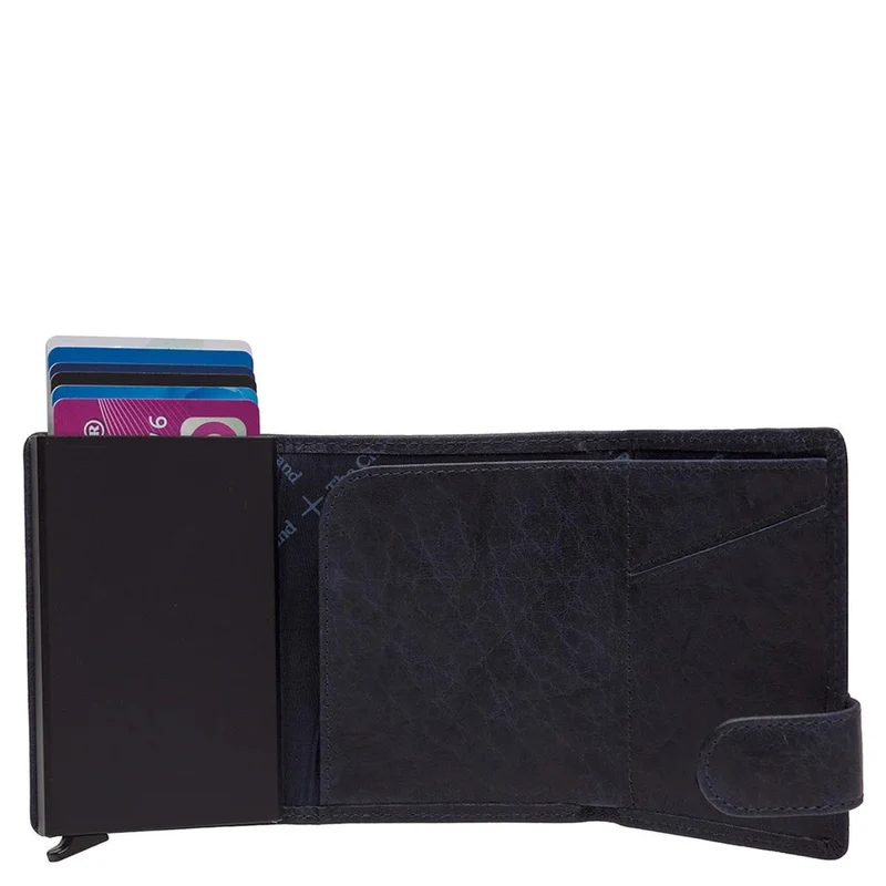 The Chesterfield Brand Portland - Tarjetero 6cc 10 cm RFID (navy)
