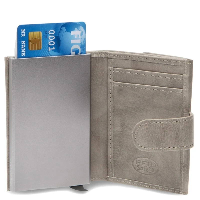 The Chesterfield Brand Hannover - Tarjetero 6cc 10 cm RFID (light grey)