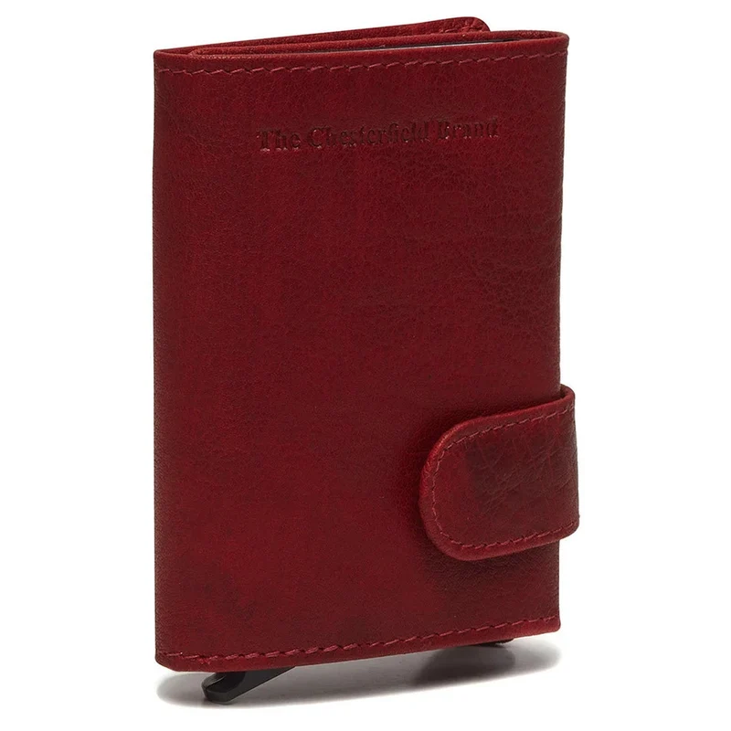 The Chesterfield Brand Portland - Tarjetero 6cc 10 cm RFID (red)