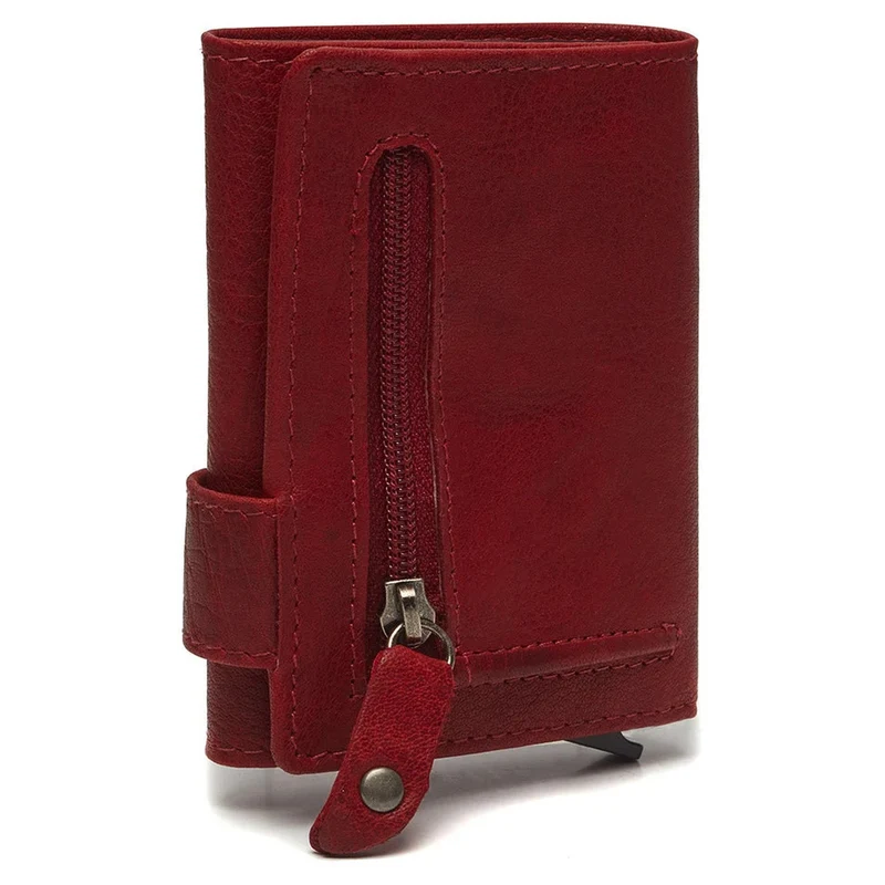 The Chesterfield Brand Portland - Tarjetero 6cc 10 cm RFID (red)