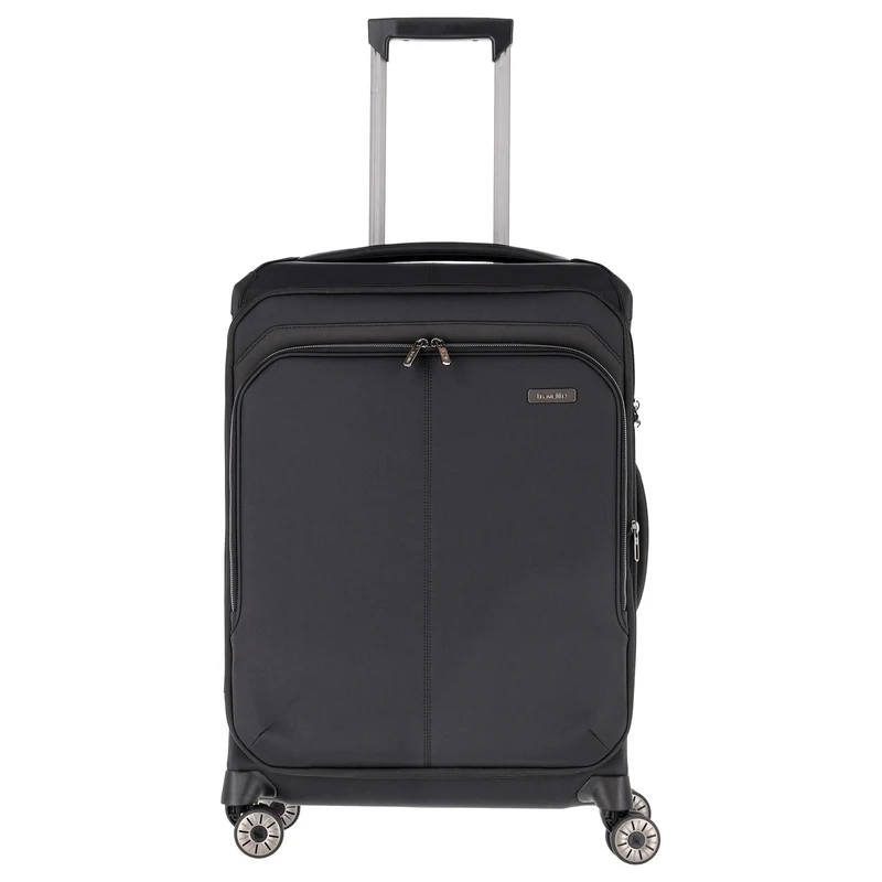 Travelite Priima - Trolley de 4 ruedas M 68 cm expandible (black)