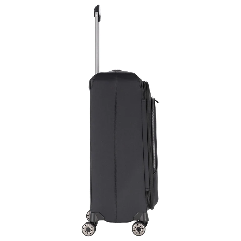 Travelite Priima - Trolley de 4 ruedas M 68 cm expandible (black)