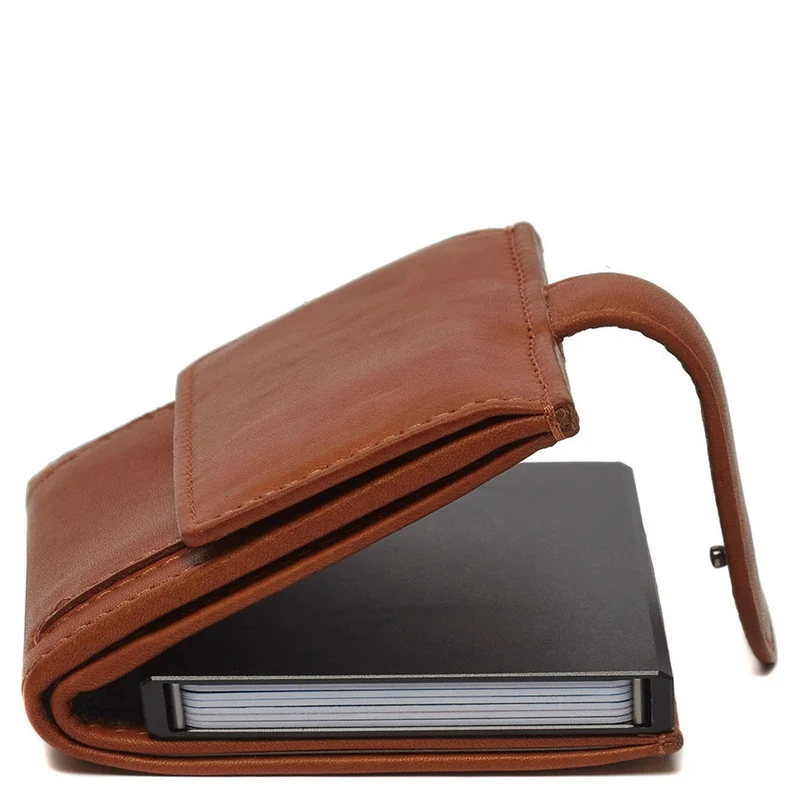 The Chesterfield Brand Leipzig - Tarjetero 6cc 10 cm RFID (cognac)