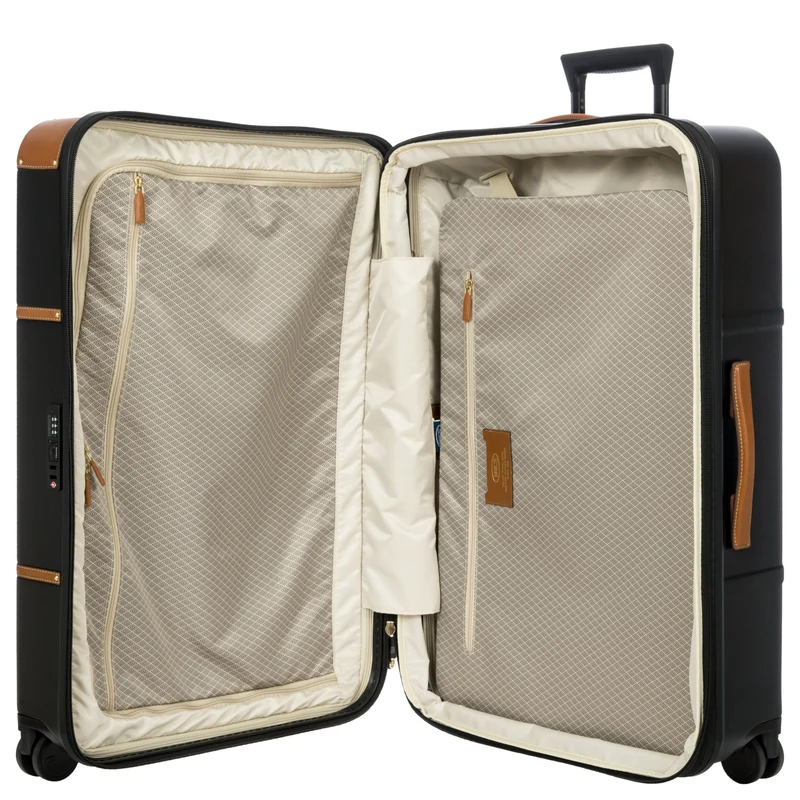 Brics Bellagio - Trolley de 4 ruedas 76 cm expandible (black/tan)