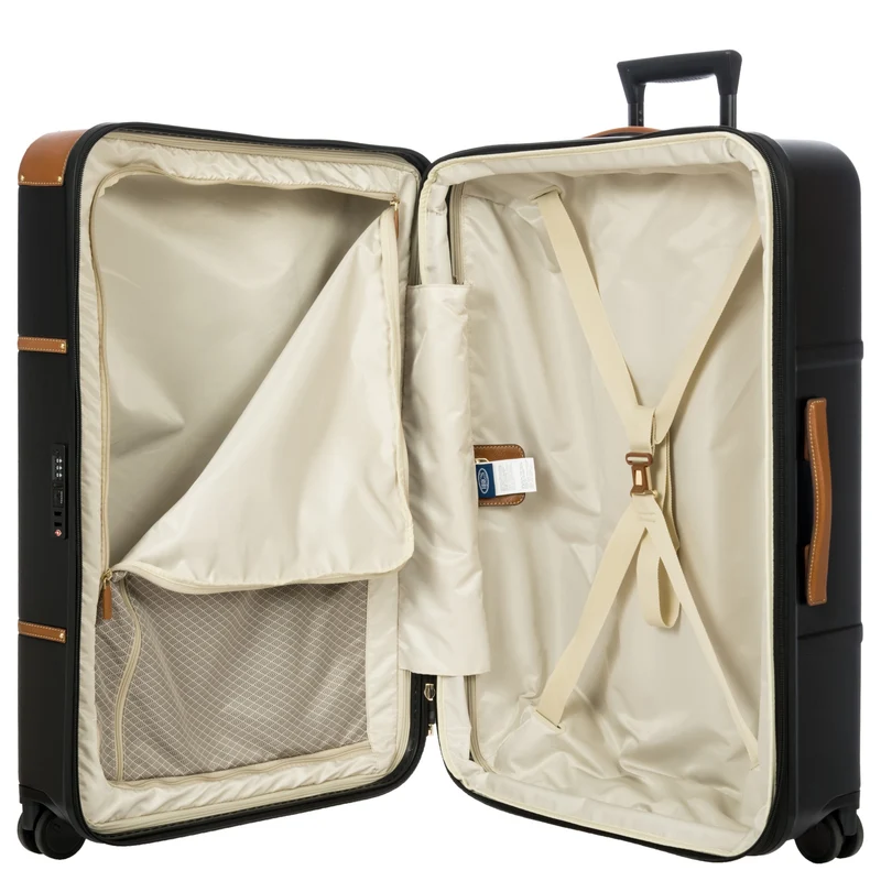 Brics Bellagio - Trolley de 4 ruedas 76 cm expandible (black/tan)