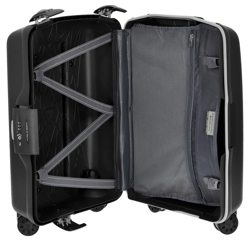Roncato Light - Trolley de cabina con 4 ruedas S 55 cm (nero)