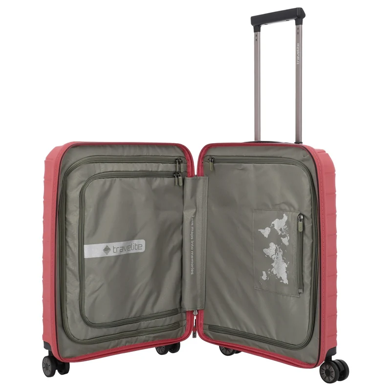 Travelite Mooby - Trolley de cabina con 4 ruedas S 55 cm (rot)