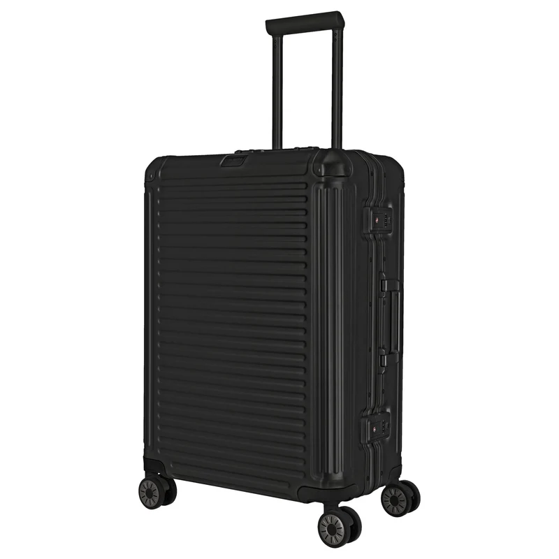 Travelite Next - Trolley de 4 ruedas M 67 cm (black)