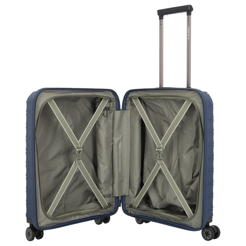 Travelite Mooby - Trolley de cabina con 4 ruedas S 55 cm (marine)