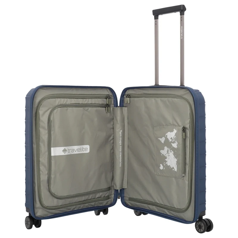 Travelite Mooby - Trolley de cabina con 4 ruedas S 55 cm (marine)