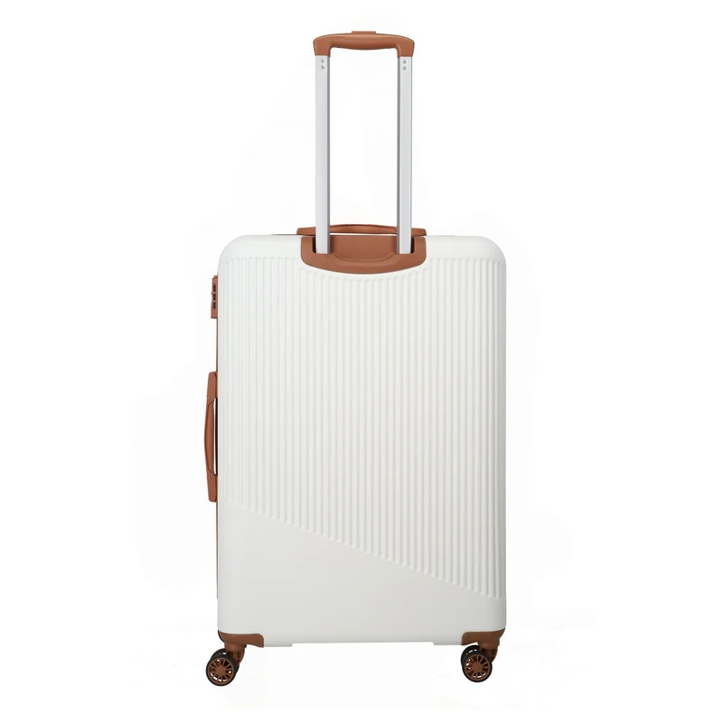 Travelite Bali - Trolley de 4 ruedas L 77 cm (weiß/cognac)