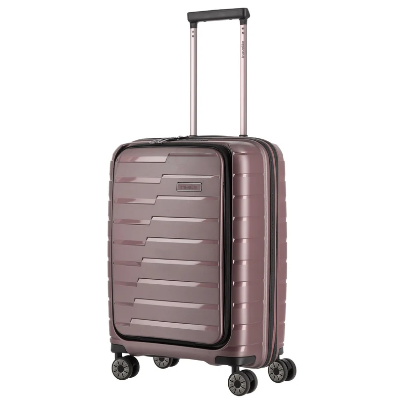 Travelite Air Base - Trolley de cabina con 4 ruedas y bolsillo delantero S 55 cm (flieder)