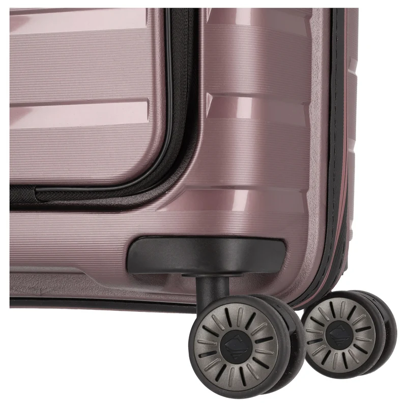 Travelite Air Base - Trolley de cabina con 4 ruedas y bolsillo delantero S 55 cm (flieder)