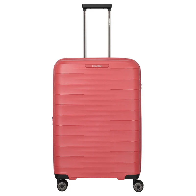 Travelite Mooby - Trolley de 4 ruedas M 66 cm expandible (rot)