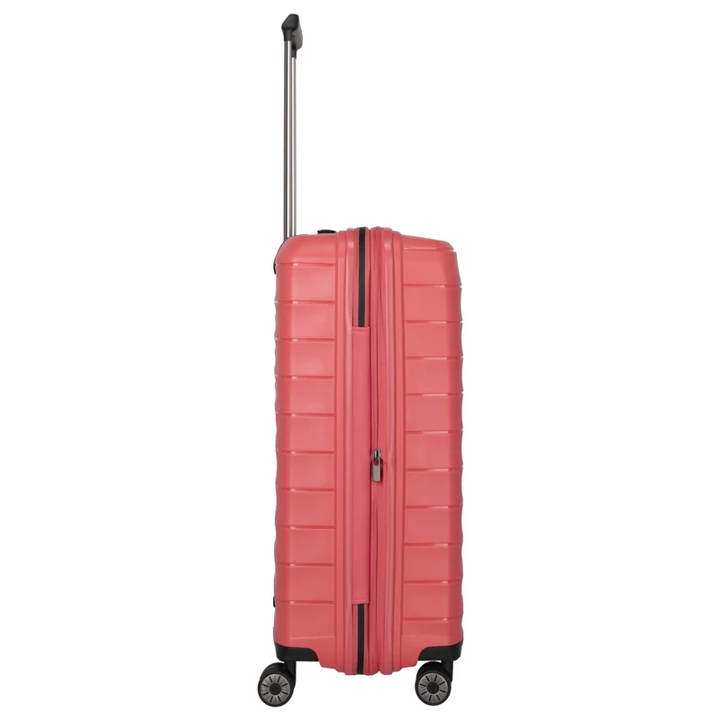 Travelite Mooby - Trolley de 4 ruedas M 66 cm expandible (rot)