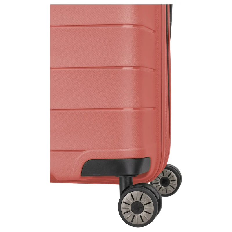 Travelite Mooby - Trolley de 4 ruedas M 66 cm expandible (rot)