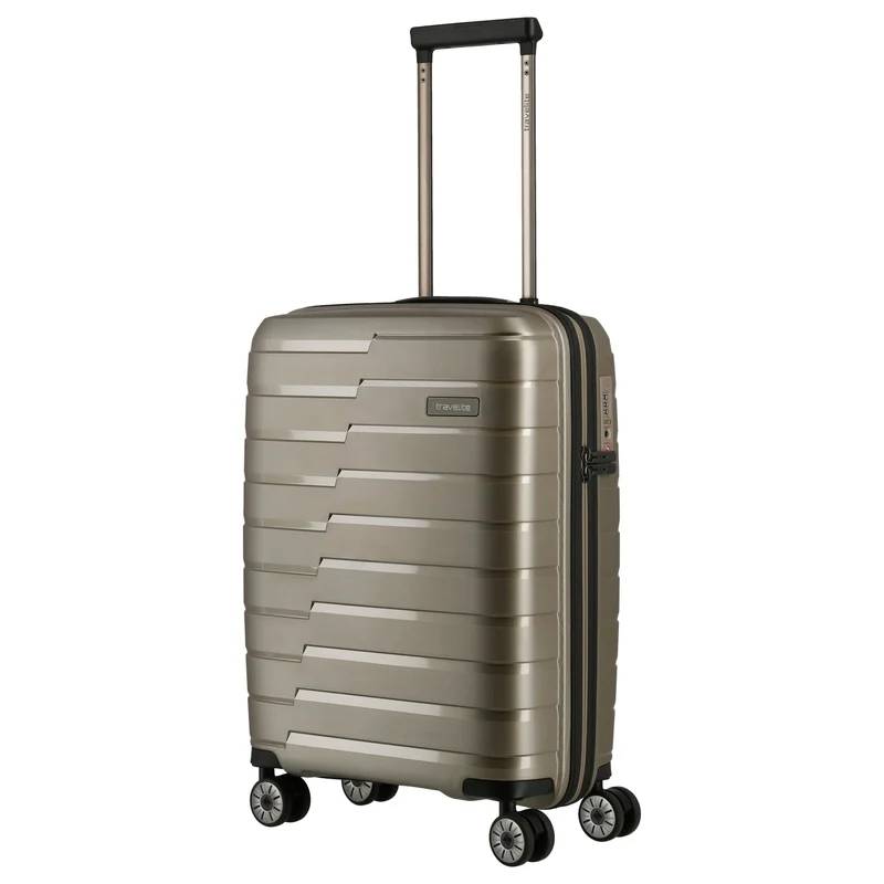 Travelite Air Base - Trolley de cabina con 4 ruedas S 55 cm (champagner)